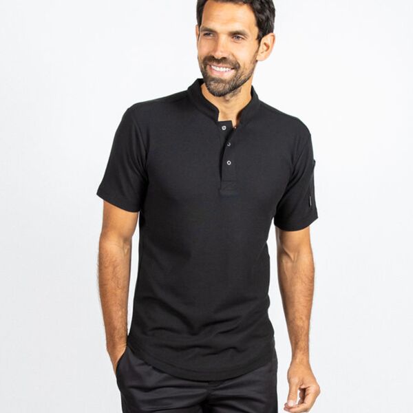 Le Chef Knitted Pique Chef Shirt Thumbnail