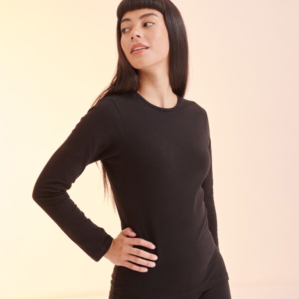 SF Ladies Feel Good Long Sleeve Stretch T-Shirt Thumbnail