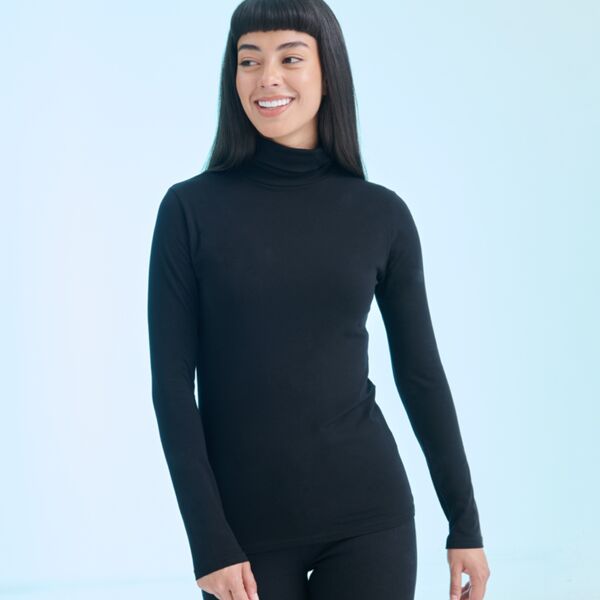 SF Ladies Feel Good Stretch Roll Neck T-Shirt Thumbnail
