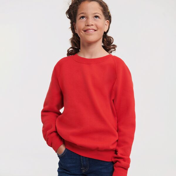 Russell Schoolgear Kids Raglan Sweatshirt Thumbnail